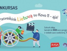 Konkursas „Pasveikink Lietuvą su Kovo 11–ąja!“ laukia novatoriškų idėjų