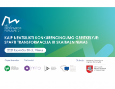 Metų ekonomikos forumas suburs Lietuvos ir pasaulio verslo, mokslo ir politikos lyderius