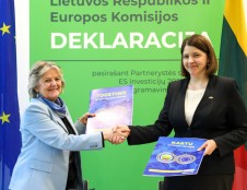 Finansų ministrė G. Skaistė ir Komisarė E. Ferreira Vilniuje pasirašė bendradarbiavimo deklaraciją