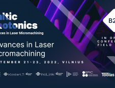 Baltic Photonics 2022: Advances in Laser Micromachining konferencija