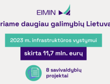 EIMIN: Pramonės zonų plėtrai 7 savivaldybėms skirta beveik 12 mln. eurų